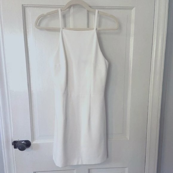 French Connection Whisper Square Neck White XXS US 2 - Picture 2 of 4